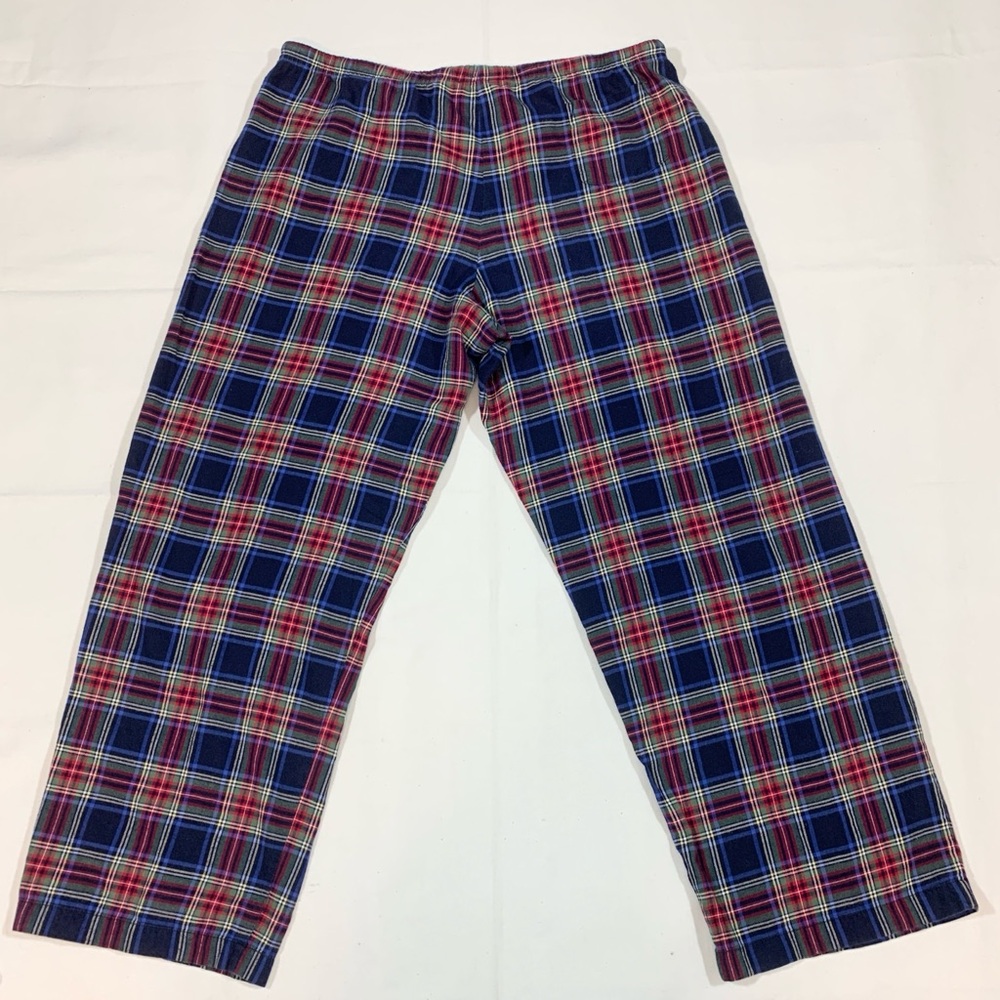 Polo Ralph Lauren Mens Large Pants Plaid Lounge Pajama Relaxed Fit Drawstring - Picture 4 of 7
